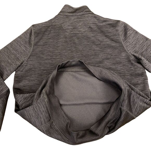 Callaway Golf Quarter Zip Men's Small Gray Space Dye Long Sleeve Mock Neck - Picture 16 of 16